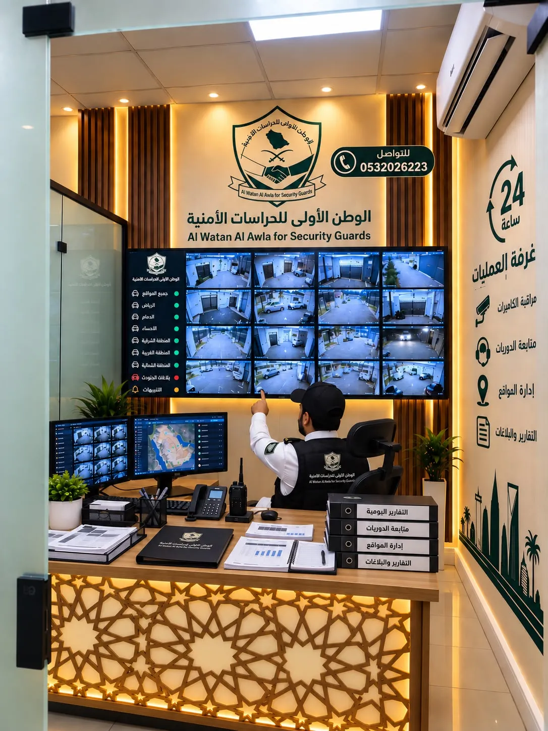 غرفة العمليات والمراقبة